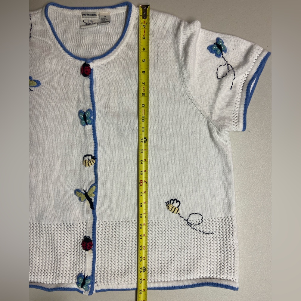 VTG Christopher & Banks Bug Cardigan - Picture 11 of 13